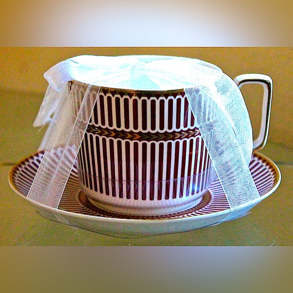 GRACES TEAWARE CUP SAUCER SET NEW PORCELAIN - Picture 5 of 12